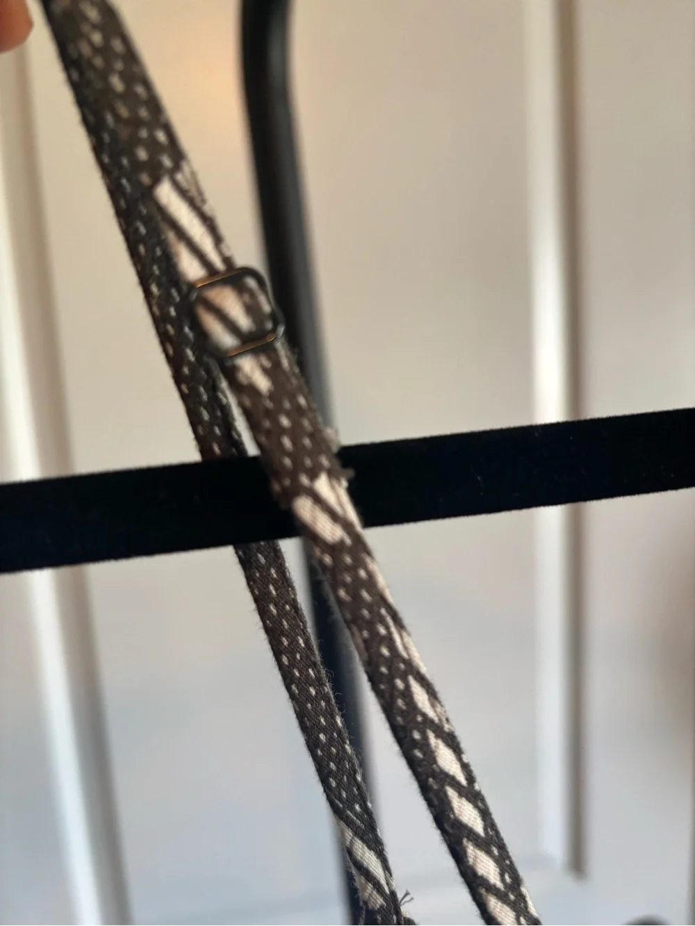 aerie Black and White Patterned Maxi Dress